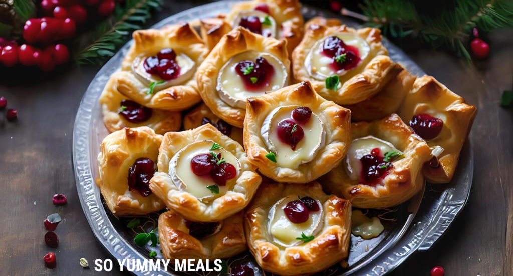 Brie and Cranberry Bites