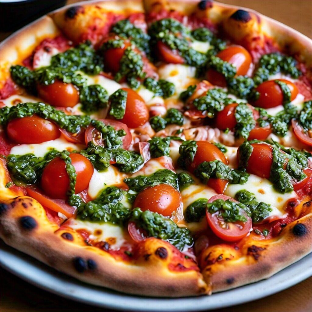 Chimichurri Tomato Pizza
